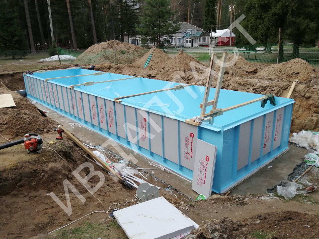 Бассейн из полипропилена