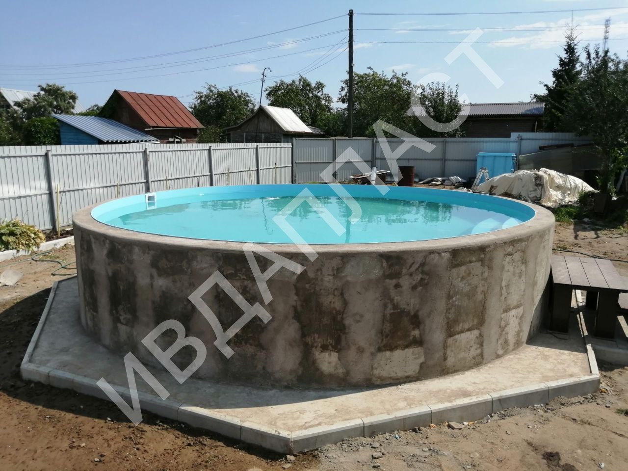 Бассейн из полипропилена