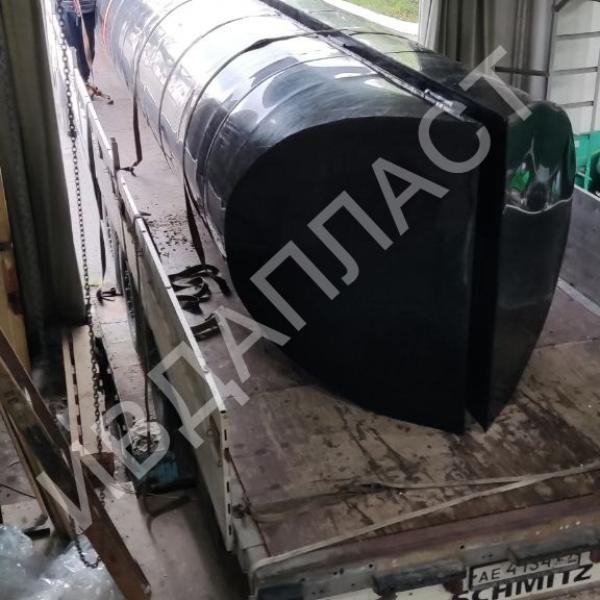 Понтоны для плавучей бани из полипропилена